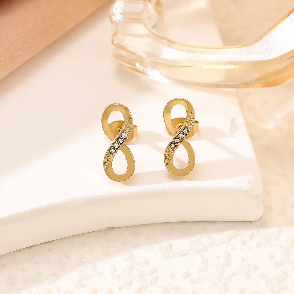 Infinity Stud Earrings